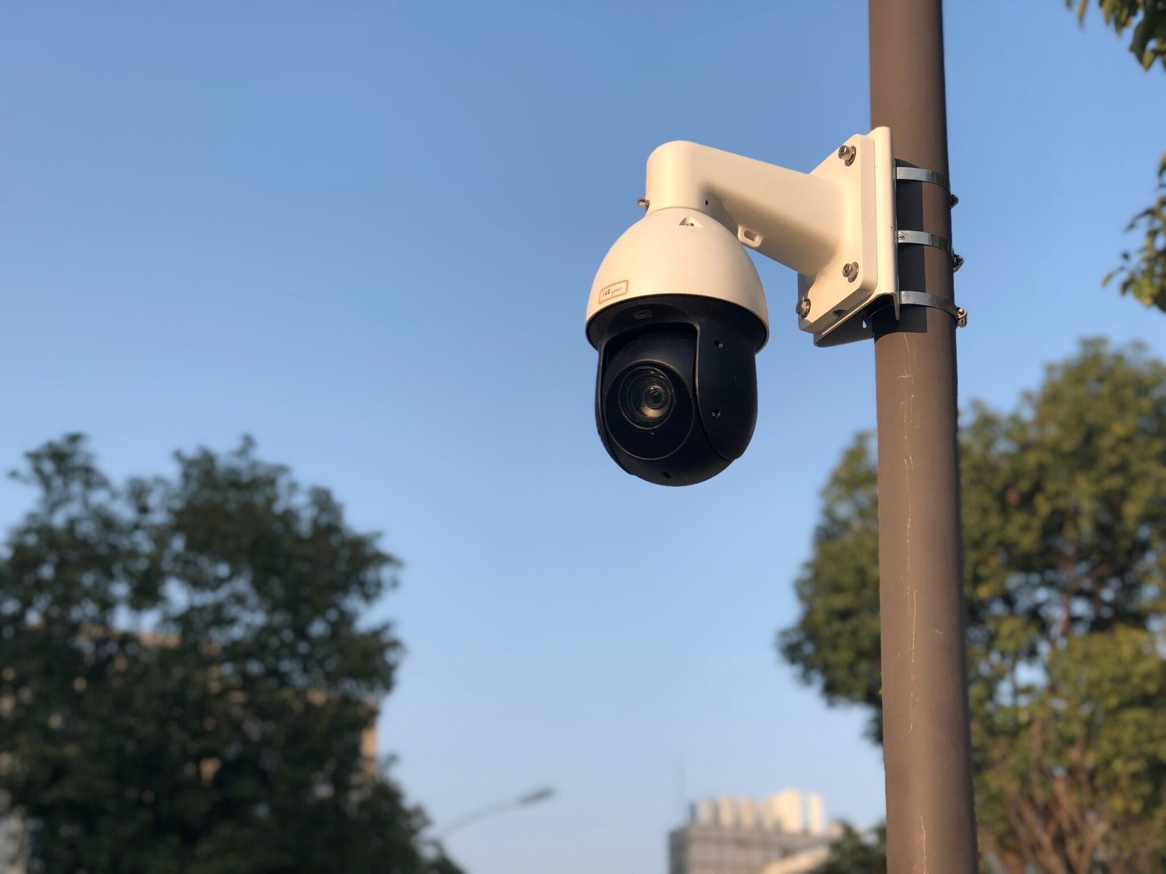 Beveiligingscamera geïnstalleerd door NH Installatietechnieken in Workum