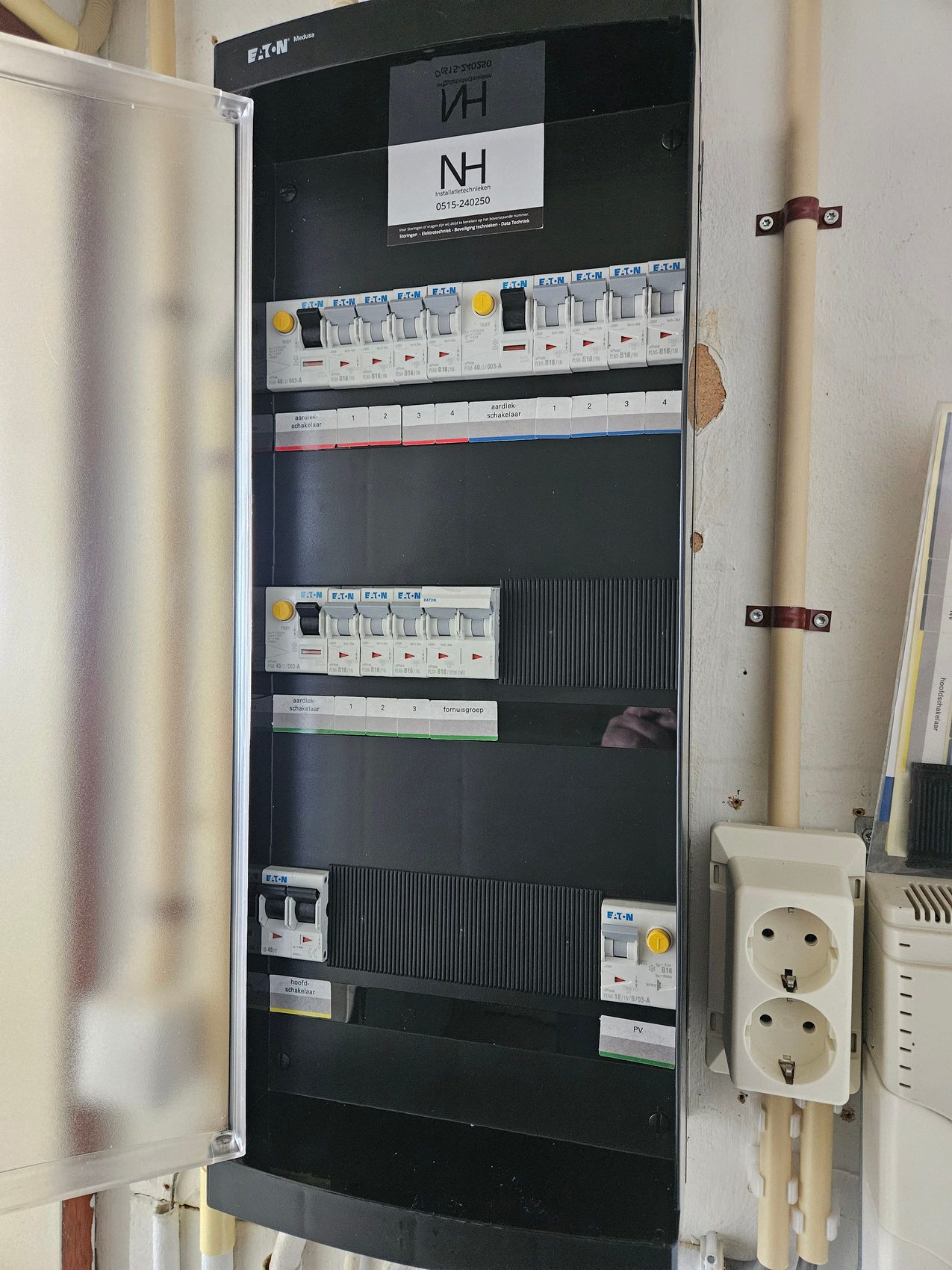 Elektrotechnische installatie door NH Installatietechnieken in Sneek