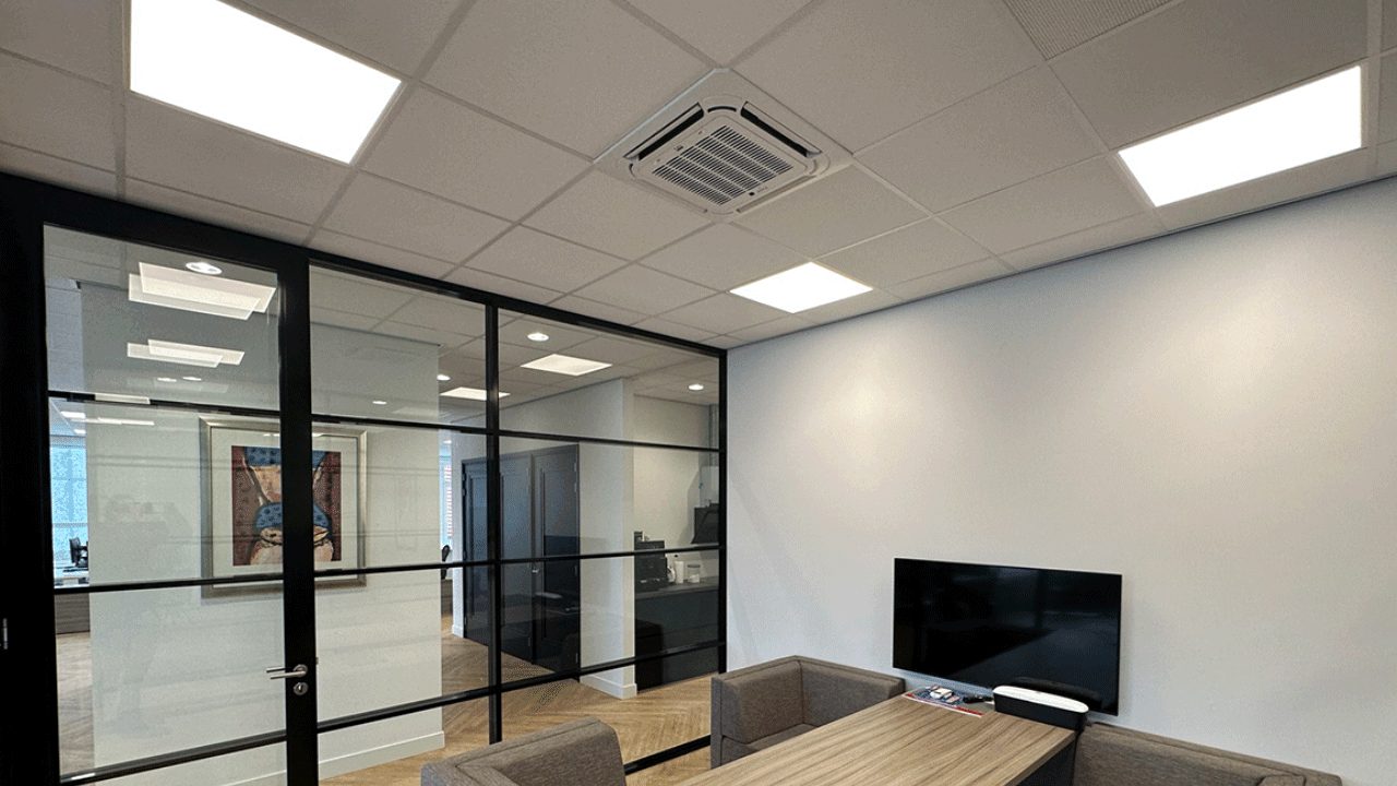Energiezuinige kantoorverlichting door NH Installatietechnieken
